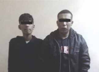 Elementos de la Policía Municipal de Salamanca detuvieron dos hombres y una mujer por presunto robo a una tienda de autoservicio