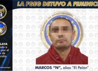 La Fiscalía General del Estado capturó a feminicida, ha sido vinculado a proceso penal