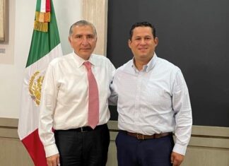 Gobernador de Guanajuato y secretario de Gobernación cierran filas por la paz en la entidad