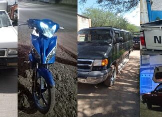 Recupera la Policía Municipal 5 vehículos con reporte de robo