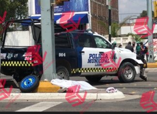 Accidente vehicular entre una patrulla de la SSP y una camioneta partícular dejó un saldo de seis heridos y un muerto en León