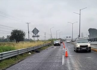 Muere hombre al ser atropellado por un vehículo en la carretera Salamanca-Celaya