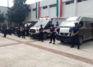 Se activa la fuerza de reacción para pronta respuesta y auxilio a la ciudadanía en caso de una contingencia con el río Lerma en Salamanca