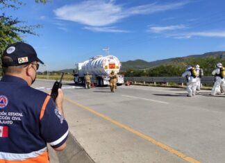 Se lleva a cabo de forma exitosa simulacro sobre el Eje Metropolitano