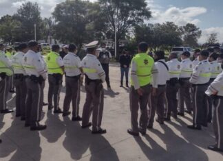 Agentes de tránsito y policía vial en Celaya son capacitados para la portación de armas