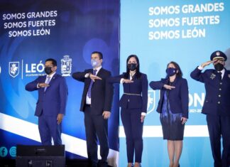 “TOMA PROTESTA ALE GUTIÉRREZ COMO PRESIDENTA MUNICIPAL DE LEÓN”