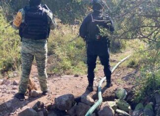 Decomisan gasolina robada y aseguran toma clandestina en #CutoDelPorvenir