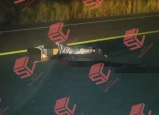 Tiran cadáver de un hombre en la carretera Yuriria-Salvatierra