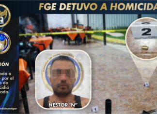 Detienen a Néstor N, como presunto responsable de homicidio en León.