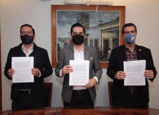 PRESIDENTE CÉSAR PRIETO FIRMA CONVENIO DE SEGURIDAD, TRABAJARÁ EN CONJUNTO CON ESTADO Y FEDERACIÓN.