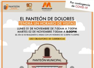 Día de muertos en Panteones Municipales de Moroleón.