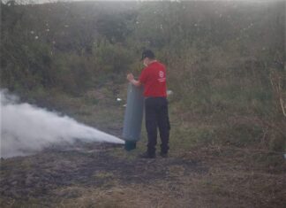 PROTECCIÓN CIVIL ATIENDE FUGA DE GAS GENERADO POR CILINDRO EN MAL ESTADO