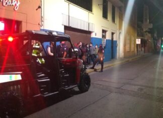 Detiene la SSPPC a 30 personas por atentar contra la tranquilidad en el corredor Madero, en León.
