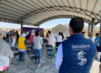 Inauguran panteón de la comunidad de Maravatio del Encinal, en Salvatierra.