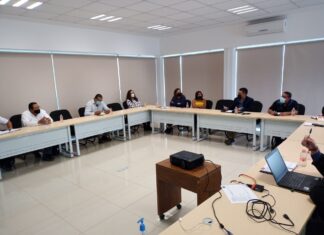 Autoridades sostienen reunión con empresas de seguridad privada en Silao.