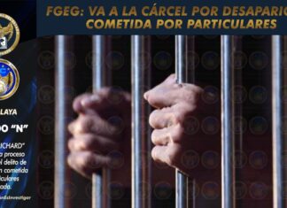 Es detenido RICARDO “N” alias “El Richard” acusado de participar en la desaparición cometida por particulares, en Celaya.