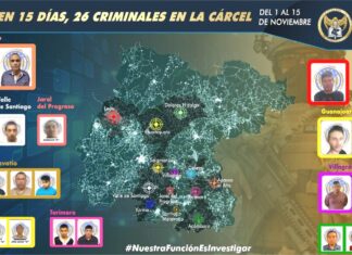 Fiscalía General del Estado llevó ante los tribunales a 26 personas de 13 municipios.