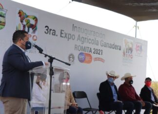 Inauguran la tercera edición de la Expo Ganadera, Romita 2021.