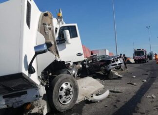 Carambola en la libre 45 en Apaseo El Alto dejo un saldo de 12 heridos.