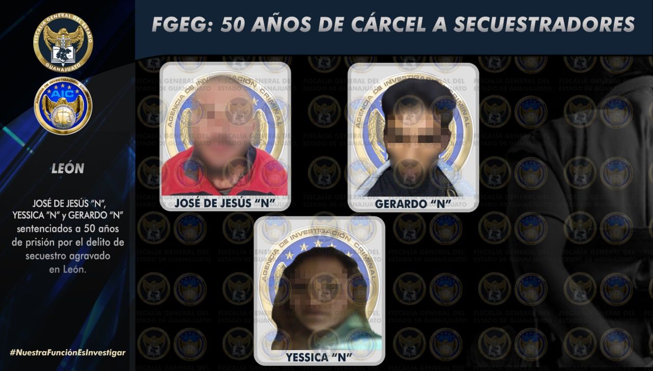 Sentencian A Secuestradores Dos Hombres Y Una Mujer A 50 Años De Prisión En León Semanario 3115