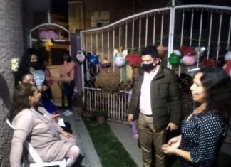 ASISTE PRESIDENTE MUNICIPAL A PREMIACIÓN DE CONCURSO DE PIÑATAS EN COLONIA LAS FLORES