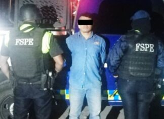 Seguridad Pública del Estado detuvieron a un hombre que transportaba 600 kilos de mineral extraido ilegalmente.