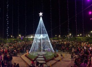 SE REALIZA DESFILE NAVIDEÑO Y ENCENDIDO DE ARBOL EN JARAL DEL PROGRESO.