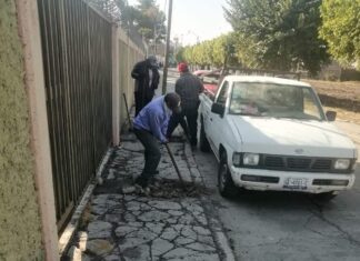 REHABILITACIÓN DE BANQUETAS EN CALLE GUADALUPE VICTORIA EN LA COMUNIDAD DE VICTORIA DE CORTAZAR