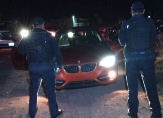 Policía Municipal recupera vehículo robado con apoyo de cámaras de videovigilancia.