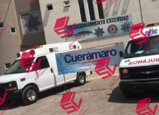 Atacan a balazos a dos policías en Cuerámaro, se reportan graves.