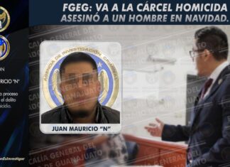 La Fiscalía General del Estado deja en la cárcel a Juan Mauricio “N” por asesinar a balazos a un hombre en León.