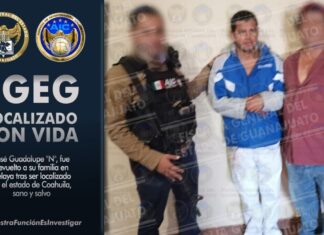 Después de tres años, encuentran a masculino ausente en una ciudad de Coahuila y es regresado a casa en Celaya.