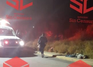 Asesinan a balazos a una pareja en el libramiento Netzahualcóyotl, en la colonia La Loma en Valle de Santiago.
