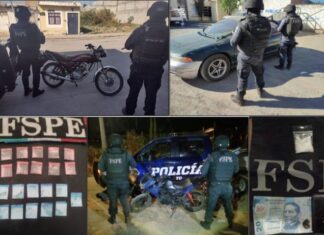 En hechos distintos elementos de las FSPE detuvieron a tres personas y aseguraron más de 180 dosis se diferentes drogas.
