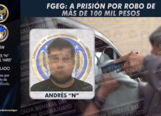 “El Yaris” ha sido vinculado a proceso por el delito de robo calificado, en León.
