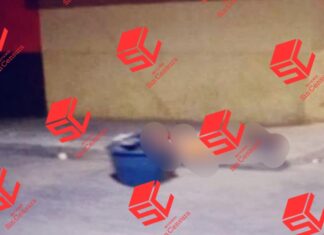 Localizan restos humanos al interior de una hielera en la colonia Santa Anita en San Francisco del Rincon.