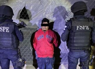 Elementos de las FSPE detuvieron en Villagrán, a un motociclista que portaba una pistola calibre .9 milímetros y 10 cartuchos útiles.