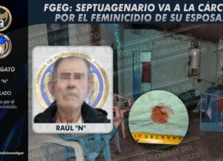 Un hombre de setenta años fue puesto a disposición y sujeto a proceso por feminicidio en Uriangato.