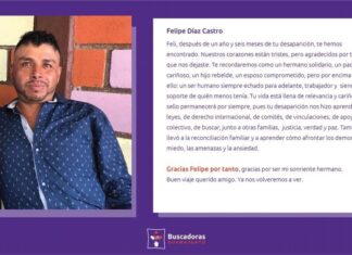 Después de casi dos años persona desaparecida de Acámbaro-, regresara a casa.