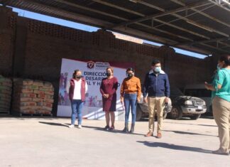 ENTREGA ALCALDE DE JARAL DEL PROGRESO 18 TONELADAS DE MATERIAL DE CONSTRUCCIÓN