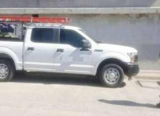 Recuperan efectivos de las FSPE en Celaya una camioneta que estaba reportada como robada en Apaseo el Grande.