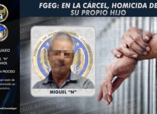 MIGUEL “N” asesinó a machetazos, con la atenuante de riña a su propio hijo y lesionó a su nuera.