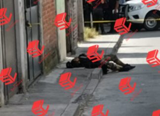 Un hombre fue ejecutado frente a su domicilio en Yuriria, fue agredido a balazos por varios sujetos armados.