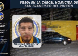 La Fiscalía General del Estado aprehendió a GUILLERMO ESEQUIEL “N” alias “El Memo”