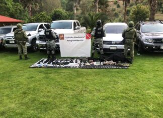 Ejército detiene a ocho delincuentes armados en Tacámbaro Mich.