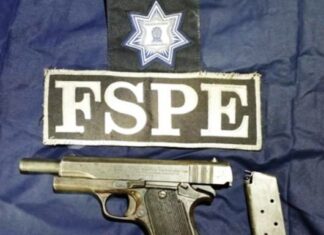 Aseguran efectivos de las FSPE en Pueblo Nuevo y Valle de Santiago, un arma de fuego corta y una de tipo artesanal.