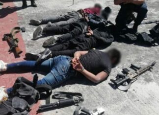 Abaten a 2 presuntos delincuentes y capturan a 17 más, tras enfrentamiento en Zamora Mich.