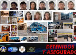 12 sicarios de una celula delictiva fueron detenidos en Silao.