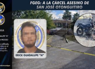 Esclarece FGEG asesinato de joven de 22 años, ultimado en el jardín principal de la comunidad de San José Otonguitiro, en Yuriria.