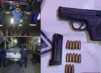 FSPE detuvieron en Jerécuaro a un sujeto armado, con droga y dinero en efectivo.
